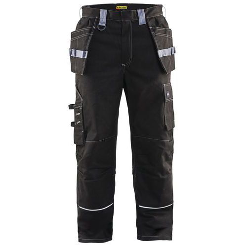 Pantalon Artisan Retardant Flamme Noir/gris Taille 46l