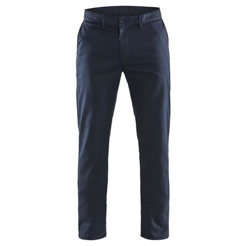 Pantalon De Travail Chino Stretch 2d Marine Foncé Taille 38