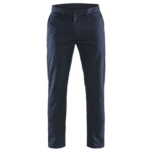Pantalon De Travail Chino Stretch 2d Marine Foncé Taille 50c