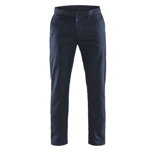 Pantalon De Travail Chino Stretch 2d Marine Foncé Taille 38c