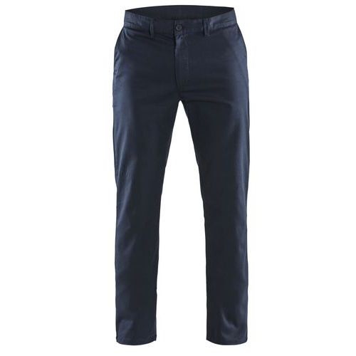 Pantalon De Travail Chino Stretch 2d Marine Foncé Taille 40c