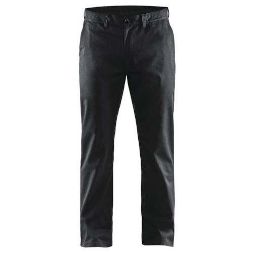 Pantalon De Travail Chino Stretch 2d Noir Taille 42l