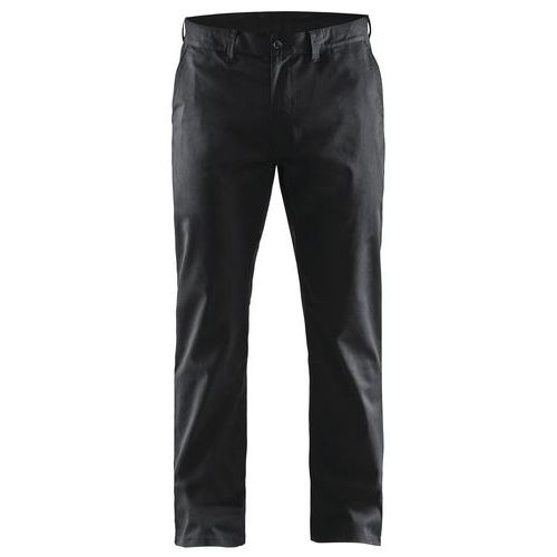 Pantalon De Travail Chino Stretch 2d Noir Taille 44 - Homme