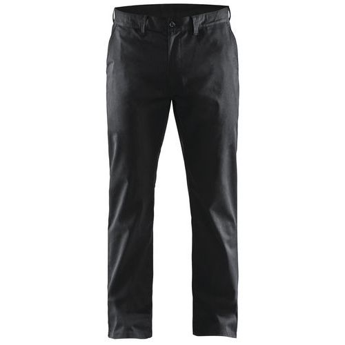 Pantalon De Travail Chino Stretch 2d Noir Taille 50c