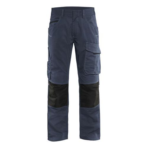 Pantalon De Travail Services Stretch Marine Foncé/noir Taille 50l