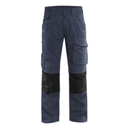 Pantalon De Travail Services Stretch Marine Foncé/noir Taille 50c