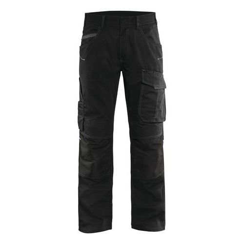 Pantalon De Travail Services Stretch Noir/gris Foncé Taille 42l