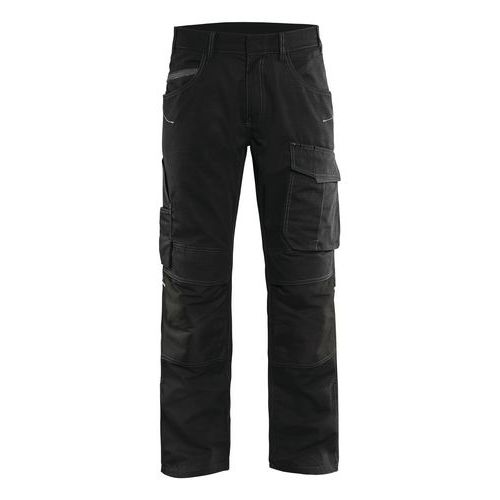 Pantalon De Travail Services Stretch Noir/gris Foncé Taille 40c