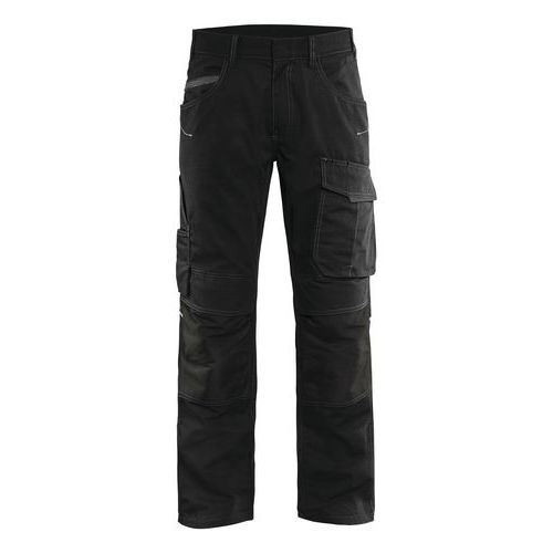 Pantalon De Travail Services Stretch Noir/gris Foncé Taille 42c