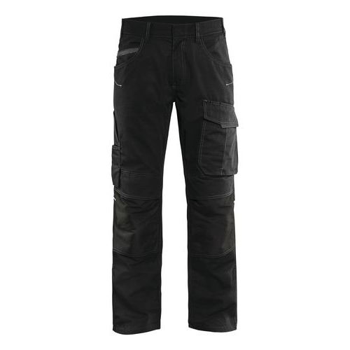 Pantalon De Travail Services Stretch Noir/gris Foncé Taille 44c