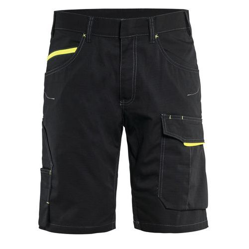 Short Services Noir/jaune Fluorescent Taille 40