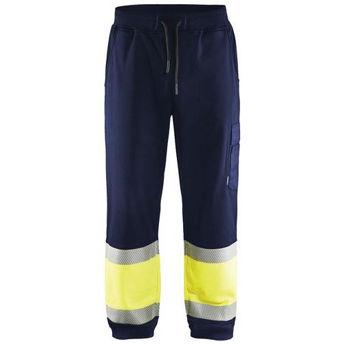 Jogging Haute-visibilité Marine/jaune Fluorescent Taille M