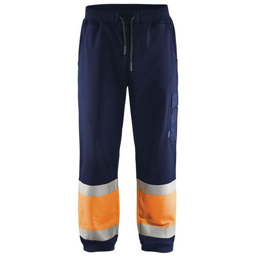 Jogging Haute-visibilité Marine/orange Fluorescent Taille L