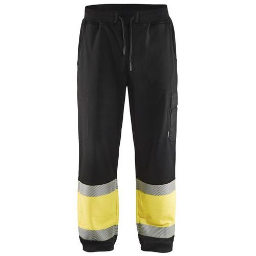 Jogging Haute-visibilité Noir/jaune Fluorescent Taille L