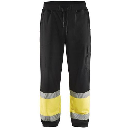 Jogging Haute-visibilité Noir/jaune Fluorescent Taille Xl