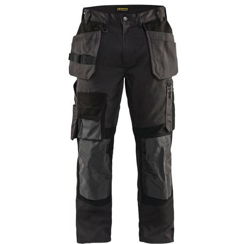 Pantalon De Travail Artisan Stretch Gris Foncé/noir Taille 40l