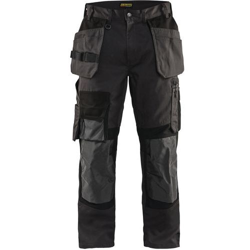 Pantalon De Travail Artisan Stretch Gris Foncé/noir Taille 44l