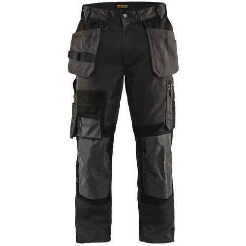 Pantalon De Travail Artisan Stretch Gris Foncé/noir Taille 48l