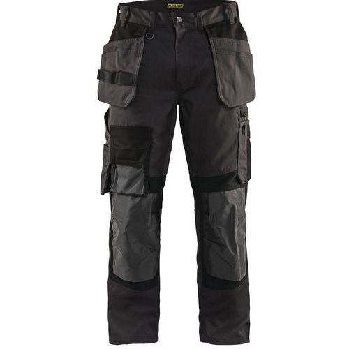 Pantalon De Travail Artisan Stretch Gris Foncé/noir Taille 50l