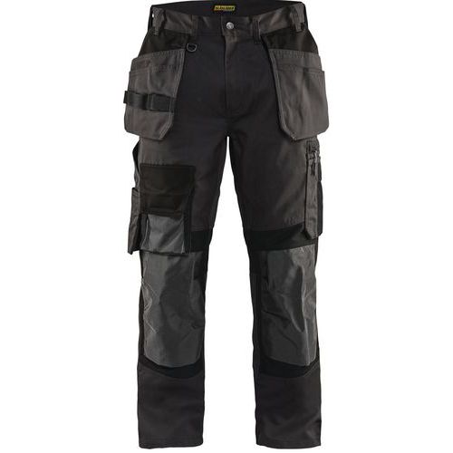Pantalon De Travail Artisan Stretch Gris Foncé/noir Taille 38