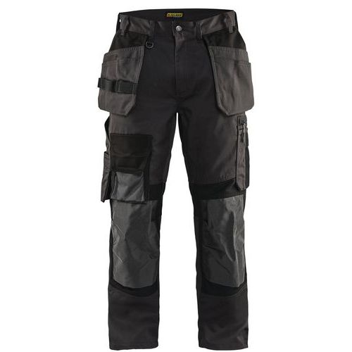 Pantalon De Travail Artisan Stretch Gris Foncé/noir Taille 56