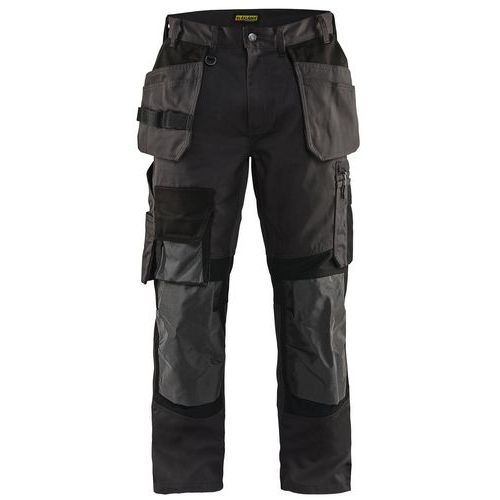 Pantalon De Travail Artisan Stretch Gris Foncé/noir Taille 50c