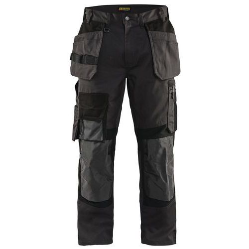 Pantalon De Travail Artisan Stretch Gris Foncé/noir Taille 52c