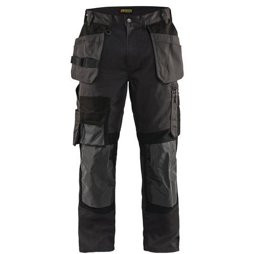 Pantalon De Travail Artisan Stretch Gris Foncé/noir Taille 54c