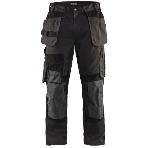 Pantalon De Travail Artisan Stretch Gris Foncé/noir Taille 56c