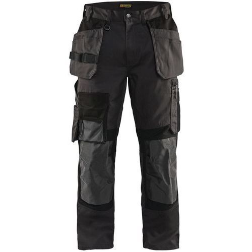 Pantalon De Travail Artisan Stretch Gris Foncé/noir Taille 42c