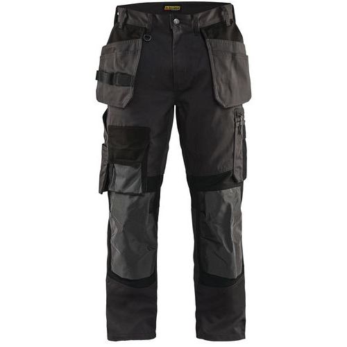 Pantalon De Travail Artisan Stretch Gris Foncé/noir Taille 44c
