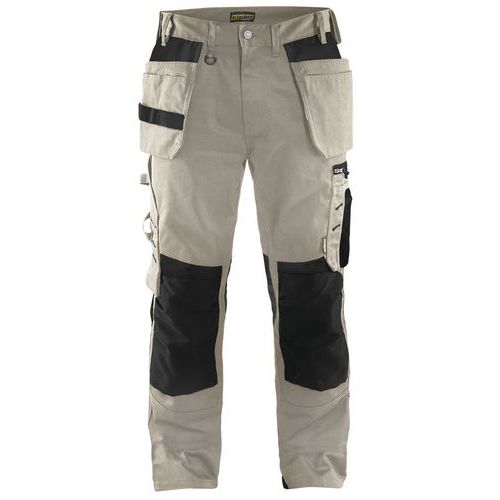 Pantalon De Travail Artisan Beige/noir Taille 42l