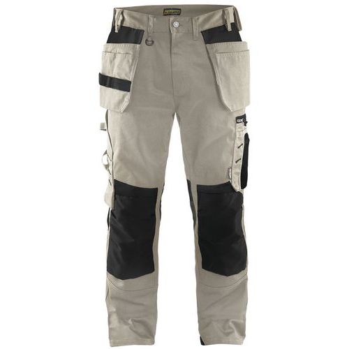 Pantalon De Travail Artisan Beige/noir Taille 44l
