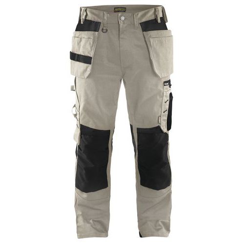 Pantalon De Travail Artisan Beige/noir Taille 44