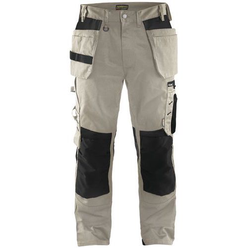 Pantalon De Travail Artisan Beige/noir Taille 52c