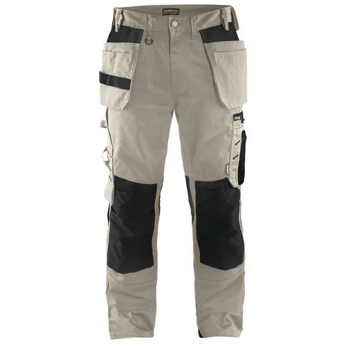 Pantalon De Travail Artisan Beige/noir Taille 56c