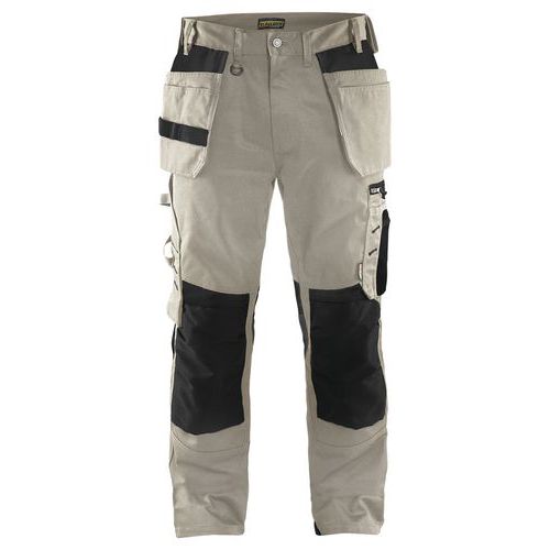 Pantalon De Travail Artisan Beige/noir Taille 40c