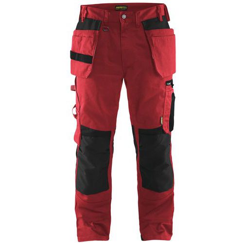 Pantalon De Travail Artisan Rouge/noir Taille 40l