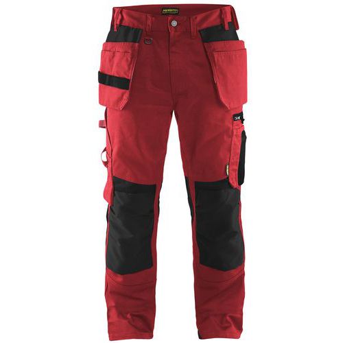 Pantalon De Travail Artisan Rouge/noir Taille 42l