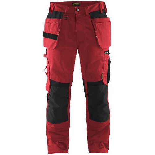 Pantalon De Travail Artisan Rouge/noir Taille 44