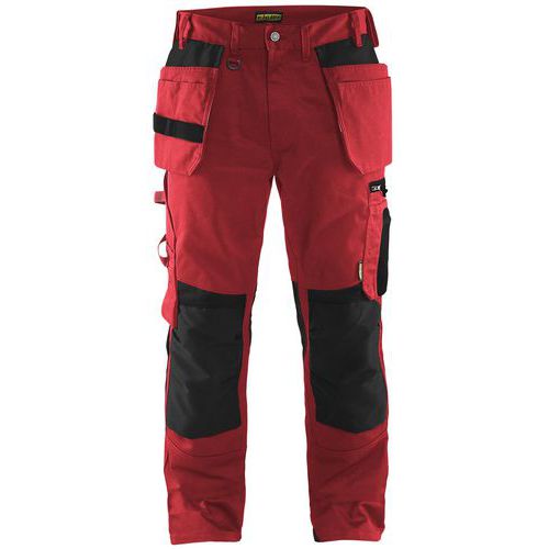 Pantalon De Travail Artisan Rouge/noir Taille 46