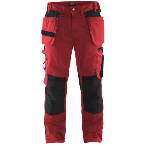 Pantalon De Travail Artisan Rouge/noir Taille 52