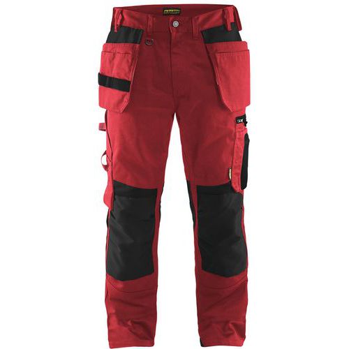 Pantalon De Travail Artisan Rouge/noir Taille 56