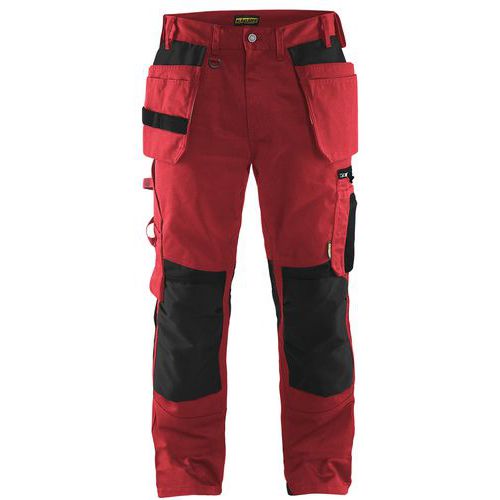 Pantalon De Travail Artisan Rouge/noir Taille 52c
