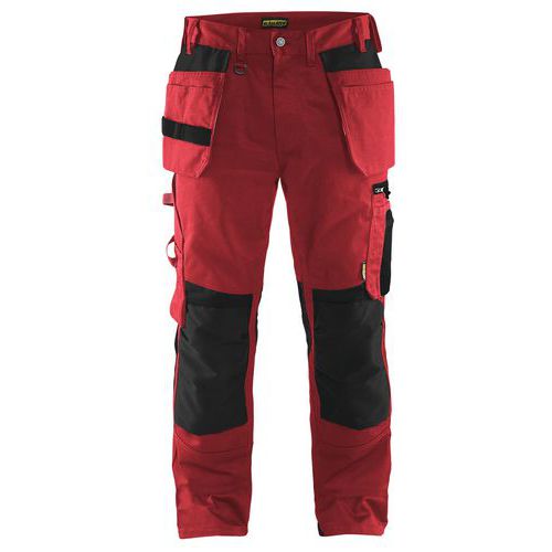 Pantalon De Travail Artisan Rouge/noir Taille 54c