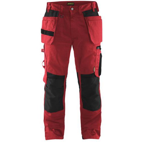 Pantalon De Travail Artisan Rouge/noir Taille 42c