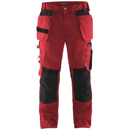 Pantalon De Travail Artisan Rouge/noir Taille 44c
