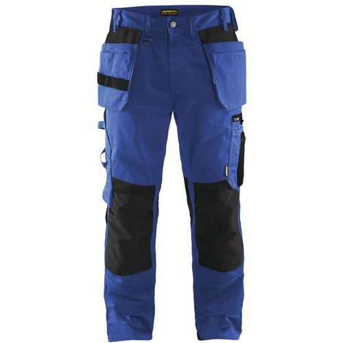 Pantalon De Travail Artisan Bleu Roi/noir Taille 50c