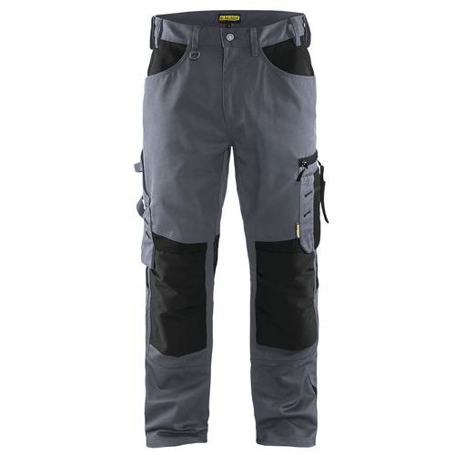 Pantalon De Travail Artisan Sans Poches Flottantes Gris/noir Taille 40l