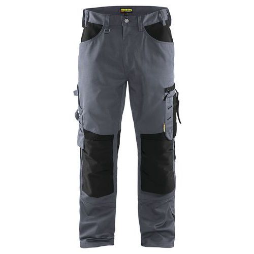 Pantalon De Travail Artisan Sans Poches Flottantes Gris/noir Taille 50l